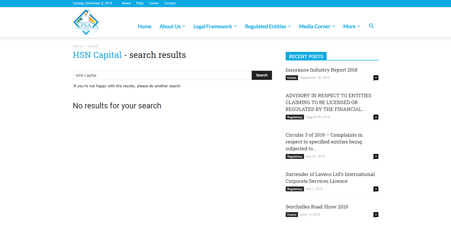 Alvexo questionable FSA regulation